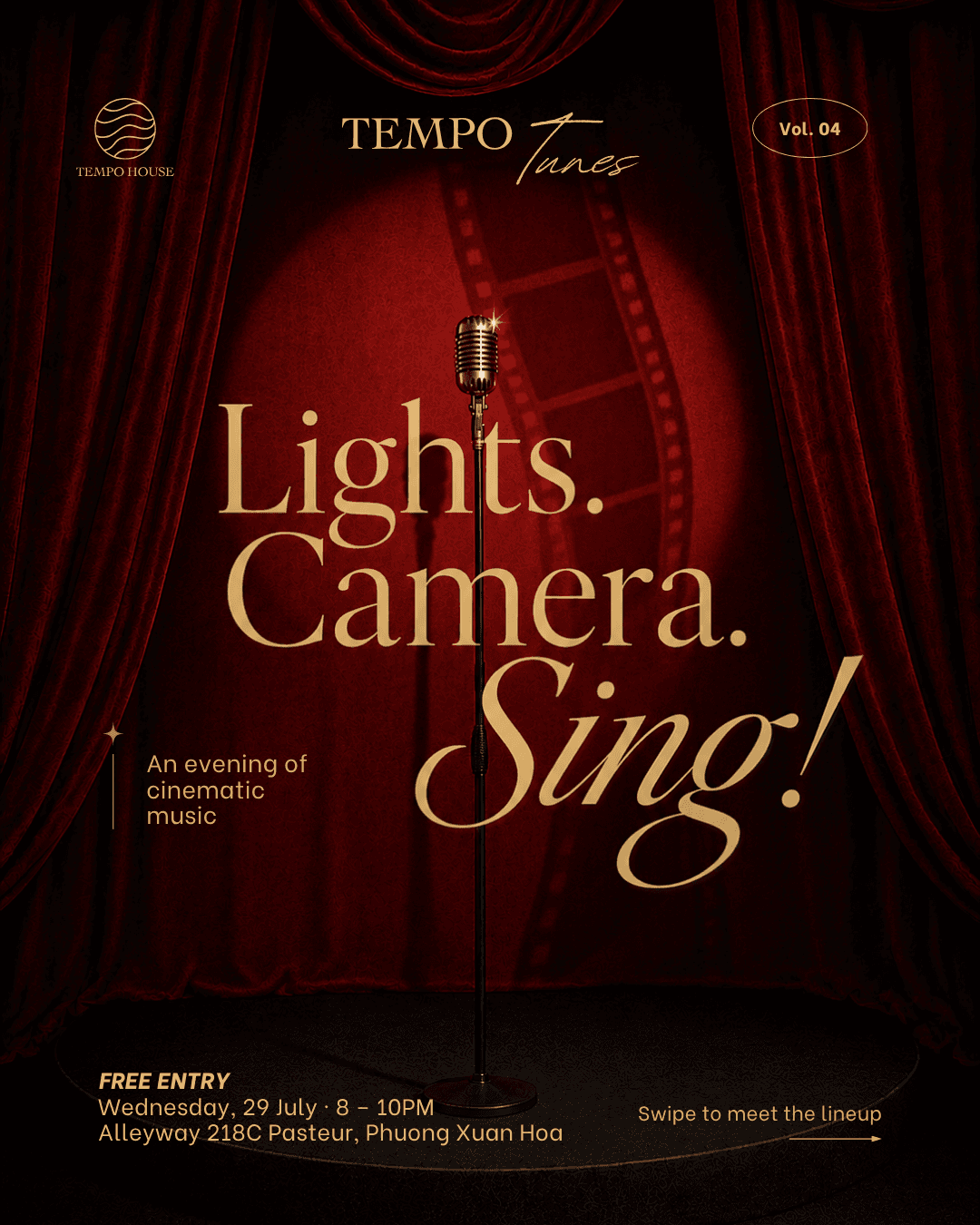 TEMPO Tunes Vol. 04: Lights. Camera. Sing!
