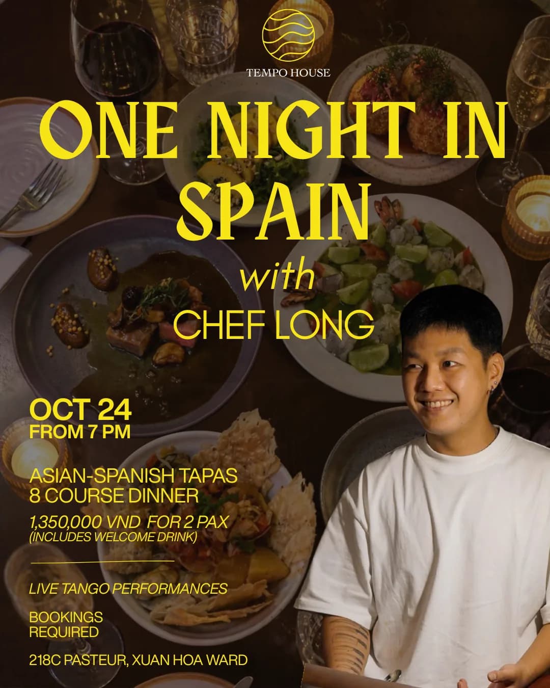 One Night in Spain · Kitchen Takeover with Chef Long