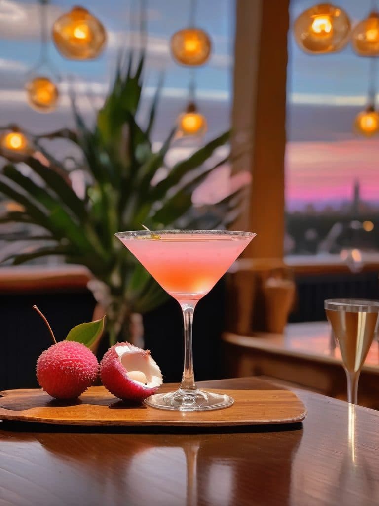 Lychee Martini at TEMPO House Bar
