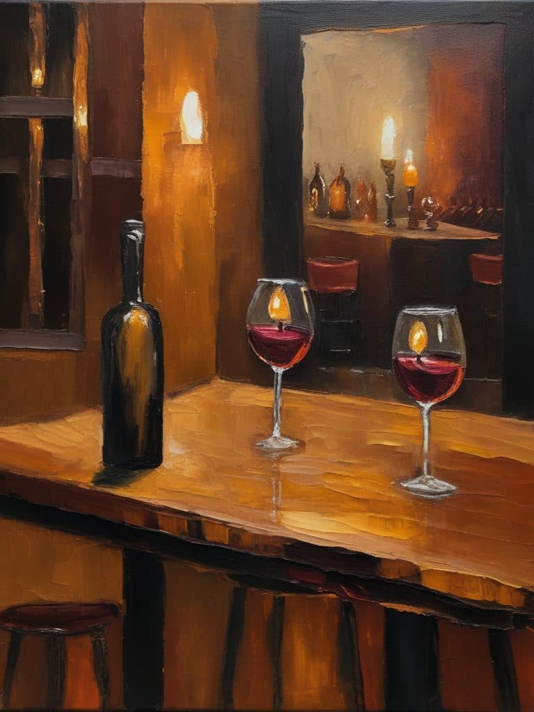 Wine selection at TEMPO House Bar