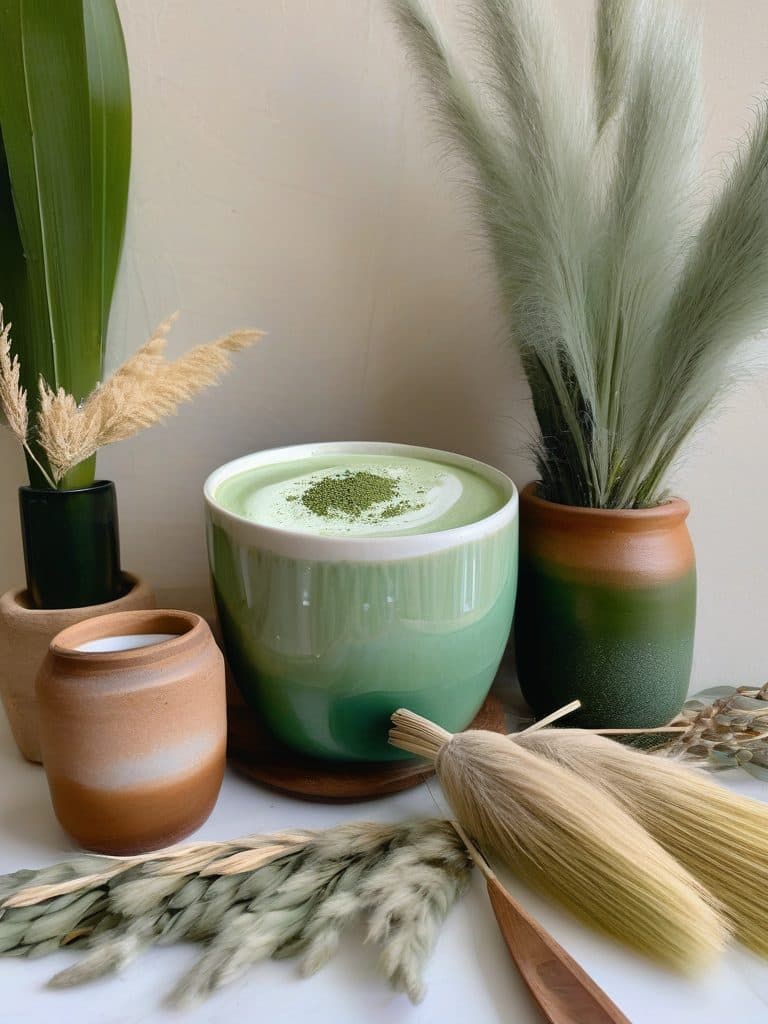 Matcha Latte at TEMPO House