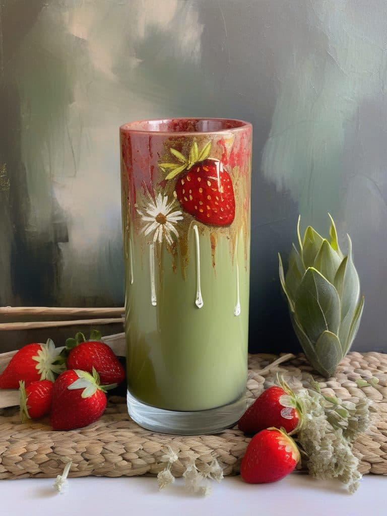 Matcha Strawberry at TEMPO House